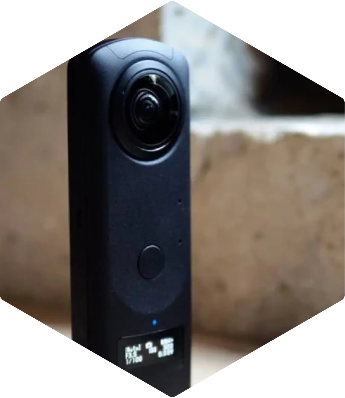 Een foto van een 3D-camera